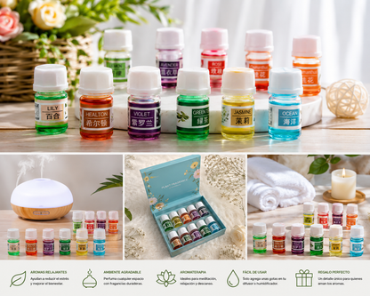 Set de Esencias Aromáticas Concentradas 🌸