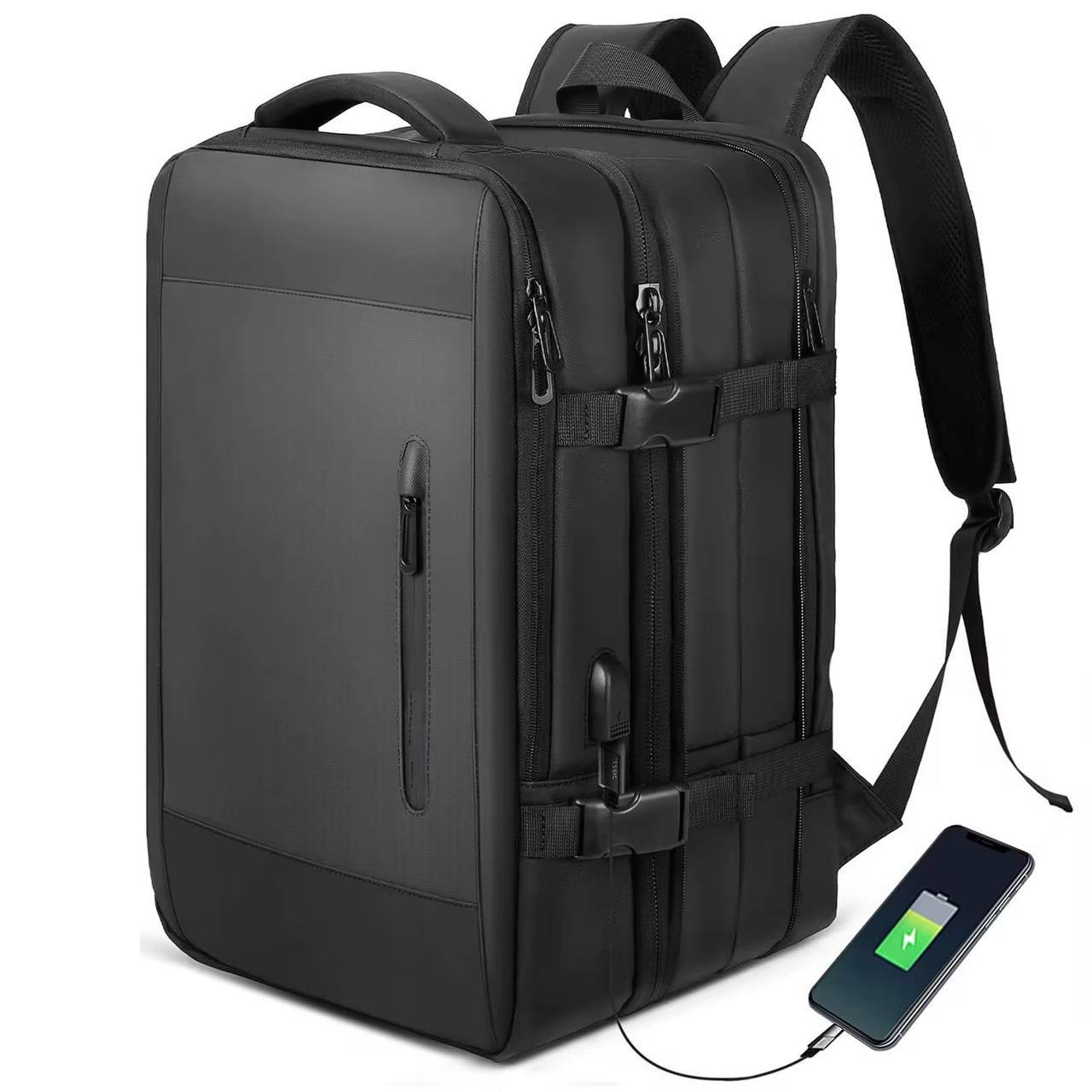 Mochila Expandible Multifuncional Viajera y Antirrobos