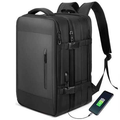 Mochila Expandible Multifuncional Viajera y Antirrobos