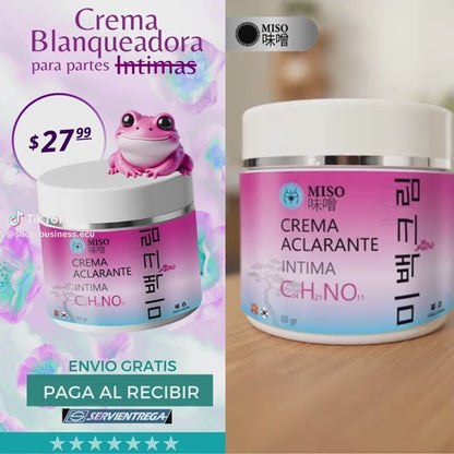 Crema Aclarante Zonas Intimas MISO